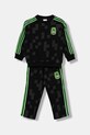 Детский хлопковый спортивный костюм adidas Originals аппликация чёрный KD9823