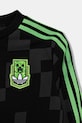 adidas Originals dres bawełniany dziecięcy czarny KD9823