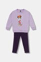 Детский спортивный костюм adidas трикотаж фиолетовой JL9173