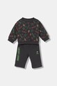 Otroška trenirka adidas Potisk črna JM0816