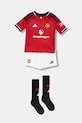 Детский комплект adidas Performance Manchester United JP3019 красный AW25