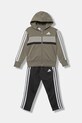 Detská tepláková súprava adidas JN2242 zelená AW25