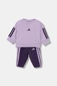 Cпортивний костюм для немовлят adidas 2-pack трикотаж фіолетовий JV9854