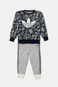 Kojenecká tepláková souprava adidas Originals pletenina námořnická modř JY3019