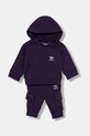 Бебешки анцуг adidas Originals трикотаж виолетов JY4867