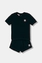 Παιδικό βαμβακερό σετ adidas Originals JY4875 πράσινο AW25