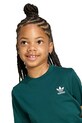 Дитячий бавовняний комплект adidas Originals зелений JY4875