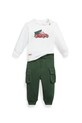 Βρεφική φόρμα Polo Ralph Lauren ύφασμα μπεζ 320981282001