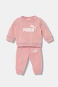 Puma dres niemowlęcy MINICATS ESS Crew Set FL INF dzianina różowy 686280