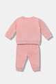Puma dres niemowlęcy MINICATS ESS Crew Set FL INF 686280 różowy AW25