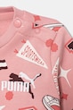 CHLAPEC Dětská tepláková souprava Puma MINICATS AOP Crew Set FL INF 689731 růžová