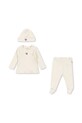 Konges Sløjd komplet niemowlęcy NIA TAKE-ME-HOME SET GOTS dzianina beżowy KS103943.9BYA