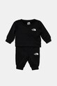 Trenirka za bebe The North Face BABY TNF PERFORMANCE FLEECE SET pletivo crna NF0A8CV1JK31