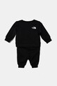 The North Face trening bebeluși BABY TNF PERFORMANCE FLEECE SET NF0A8CV1JK31 negru AW25