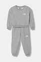 The North Face dres dziecięcy KID SIMPLE DOME FLEECE SET dzianina szary NF0A8EFMDYX1