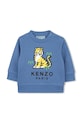 Chłopiec Kenzo Kids dres bawełniany dziecięcy K61502.86.102 niebieski