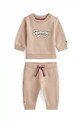 Спортивный костюм для младенцев Tommy Hilfiger аппликация коричневый KN0KN02109.9BYA