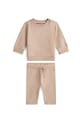 Бебешки анцуг Tommy Hilfiger щампа бежов KN0KN02117.9BYA