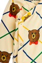 Chłopiec Mini Rodini komplet niemowlęcy z bawełną Bear 2-pack 25740110 beżowy