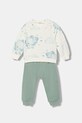 United Colors of Benetton dres niemowlęcy wzorzyste turkusowy 3QGXAK01B.W.seasonal