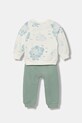 United Colors of Benetton dres niemowlęcy 3QGXAK01B.W.seasonal turkusowy AW25