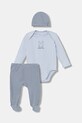 United Colors of Benetton komplet niemowlęcy wzorzyste niebieski 3DKAAK01C.W.seasonal