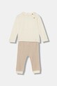 United Colors of Benetton komplet z dodatkiem wełny niemowlęcy 2-pack dzianina beżowy 106WB101G.W.seasonal