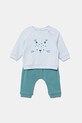 United Colors of Benetton komplet dresowy niemowlęcy dzianina niebieski 3FTZAK01D.W.Seasonal