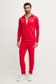 Φόρμα adidas 3-Stripes πλεκτό ύφασμα κόκκινο JX8731