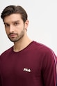 Fila dres bawełniany FPW1230 bordowy