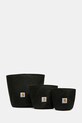 Carhartt WIP zestaw doniczek bawełnianych Canvas Planter Set 3-pack zielony I032014.49XX