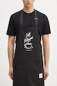 Café Kitsuné fartuch kuchenny bawełniany Coffee Cup Apron czarny CKMU08202WW0111