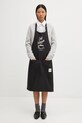 Café Kitsuné fartuch kuchenny bawełniany Coffee Cup Apron CKMU08202WW0111 czarny