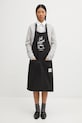 Café Kitsuné fartuch kuchenny bawełniany Coffee Cup Apron CKMU08202WW0111 czarny