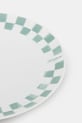 Tanjur Café Kitsuné Checkerboard Porcelain Desert Plate PU08102O0010 bijela AW25