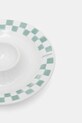 Dodaci Čašica za jaje Café Kitsuné Checkerboard Porcelain Egg Cup PU08104O0010 bijela