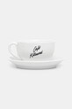 Šalica za kavu s tanjurićem Café Kitsuné Cup & Saucer bijela CKJU08103O0010