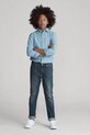 Srajca Polo Ralph Lauren Dolg modra 323703283001
