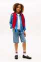 Chłopiec Tommy Hilfiger koszula jeansowa dziecięca KB0KB09688.9BYA niebieski