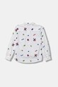 Guess koszula bawełniana dziecięca N5YH00.WBHQ1.9BYA biały AW25