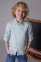 Mayoral koszula dziecięca długi zielony 874.7A.Junior.9BYA