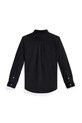 Παιδικό βαμβακερό πουκάμισο Polo Ralph Lauren 323878888008 μαύρο AW25
