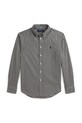 Παιδικό βαμβακερό πουκάμισο Polo Ralph Lauren casual μαύρο 323980977002
