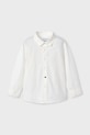 Mayoral koszula dziecięca z elastanem biały 4130.5H.Mini.9BYA