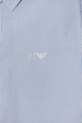 BIMBO Emporio Armani camicia di cotone per bambini EB000625.AF16580 blu