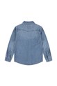 Παιδικό βαμβακερό πουκάμισο Levi's NEW BARSTOW WESTERN SHIRT 8EL534 μπλε AW25