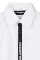 Karl Lagerfeld camicia di cotone per bambini bianco Z30626.114.150
