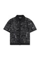 Dječja košulja Karl Lagerfeld Z31036.162.174 crna AW25