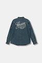 Guess koszula jeansowa dziecięca L5BH01.D4EU0.9BYA niebieski AW25
