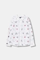 Guess koszula bawełniana dziecięca casual biały N5BH00.W9CL1.9BYA